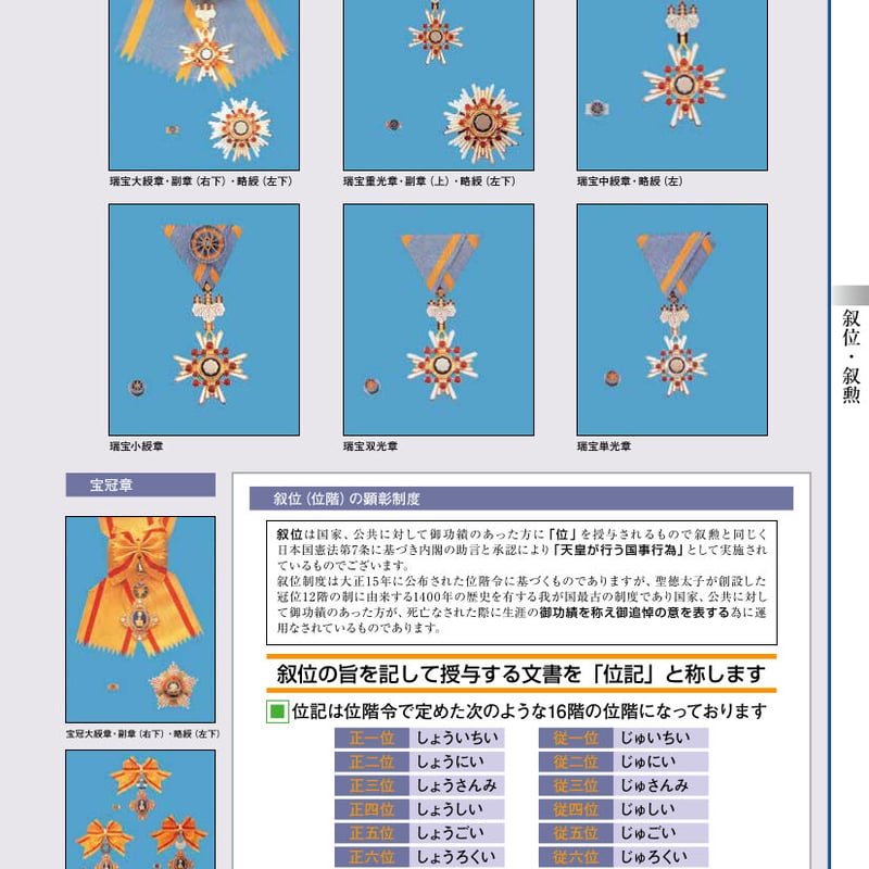 銀座明倫館カタログ 叙位・叙勲受章記念（B-5） | 銀座明倫館ネット