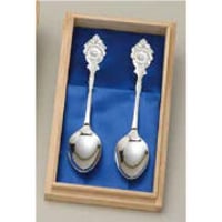 02145】洋銀製菊紋入りスプーン5本セット | 銀座明倫館ネットショップ