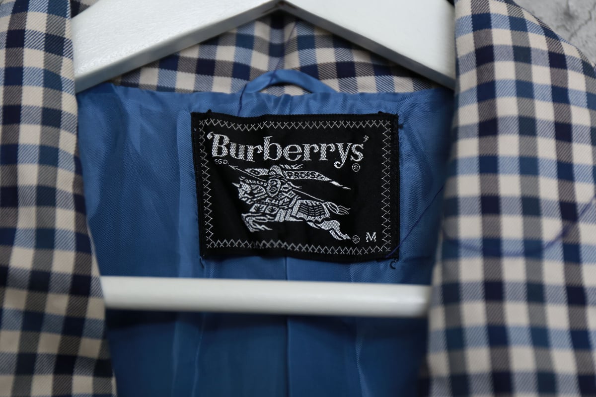 BURBERRY】ガウン （極美品◇ノバチェック総柄◇Burberry London 
