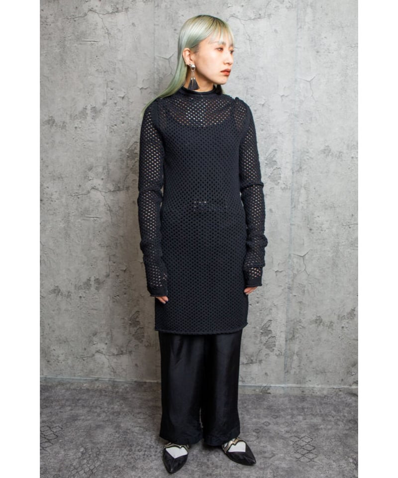 Acne Studiosメッシュニットワンピース | unctum