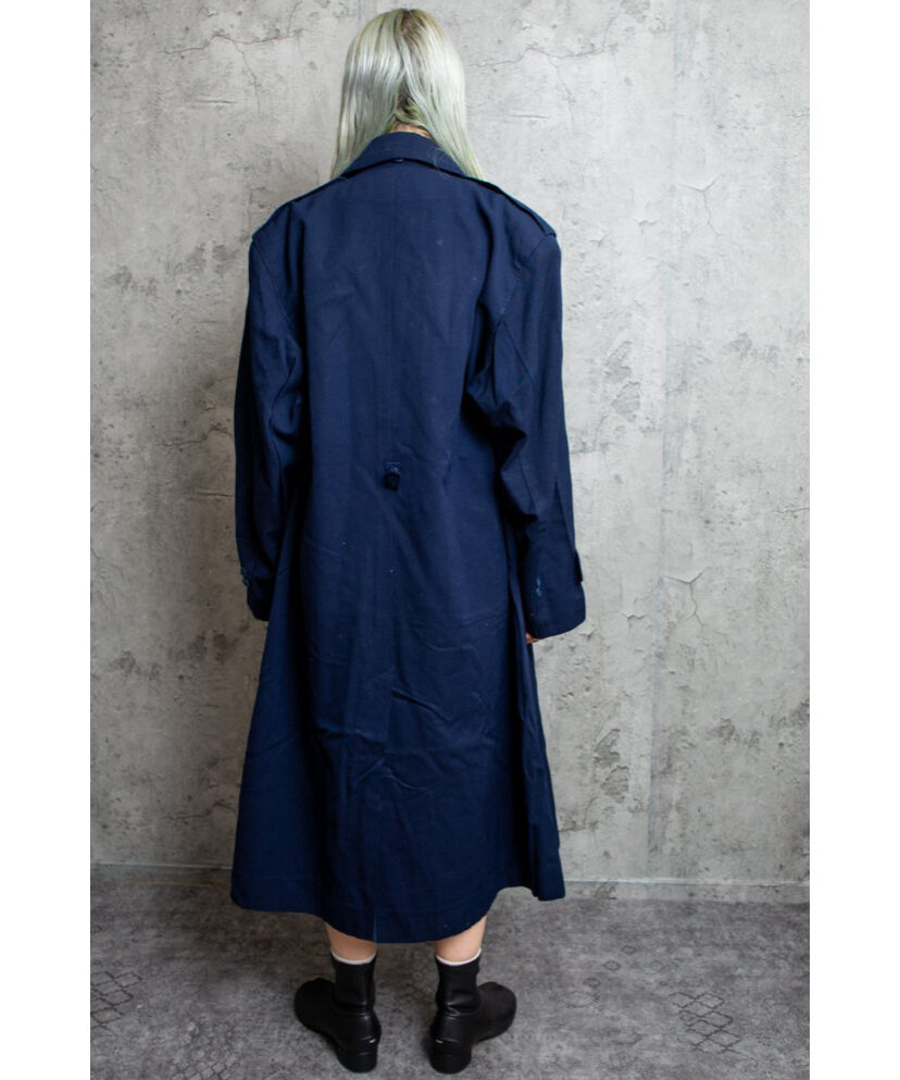 vintage トレンチコート エメラルドブルー Archive 1990s US NAVY Trench Coat 42 S / ALL WEATHER COAT / 米軍