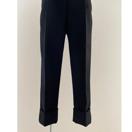 classical salopette pants【black】