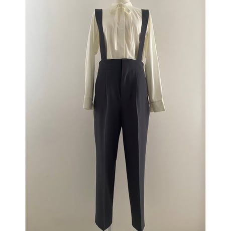 完売品！ enchar エンチャール サロペットパンツ ネイビー フリーサイズ 完売品！ enchar エンチャール サロペットパンツ ネイビー