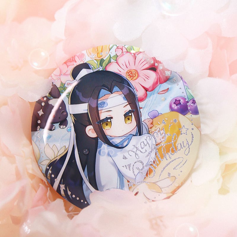 ☆バラ売り対応☆魔道祖師 缶バッジ 花好月圆 ☆バラ売り対応☆魔道祖師 缶バッジ 花好月圆