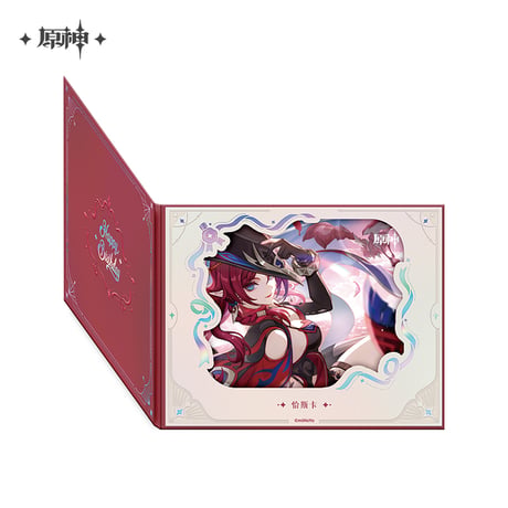 原神　miHoYo　命定之日シリーズ　フリップアップウィンドウ付き色紙　2025　Ver.5（予約販売）2026年8月上旬中国発売