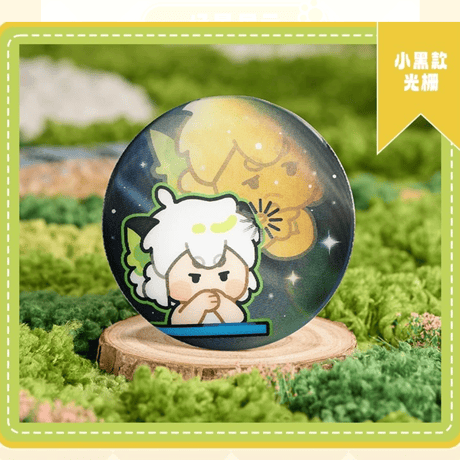 羅小黒戦記　FUN4YEAHコラボ　「なんじゃこりゃ」小黒シリーズ　ブリキ缶バッジ　※ブラインド商品（予約販売）