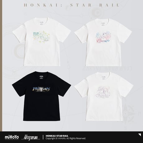 崩壊：スターレイル　miHoYo　君との思い出シリーズ　半袖Tシャツ（予約販売）2026年8月中国発売