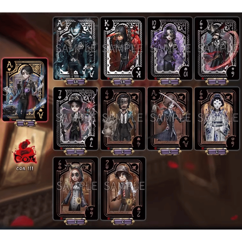 Identity V 第五人格 戦闘黒ジョーカー カードセットEX-COA Identity V 第五人格 戦闘黒ジョーカー カードセットEX-COA