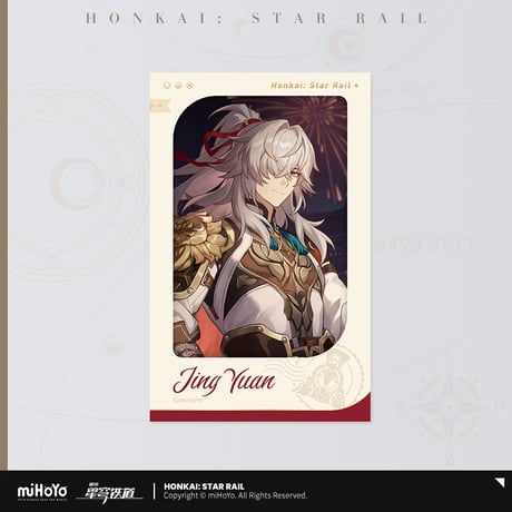 崩壊：スターレイル　miHoYo　星海を祝うシリーズ　フィルム風カード（予約販売）