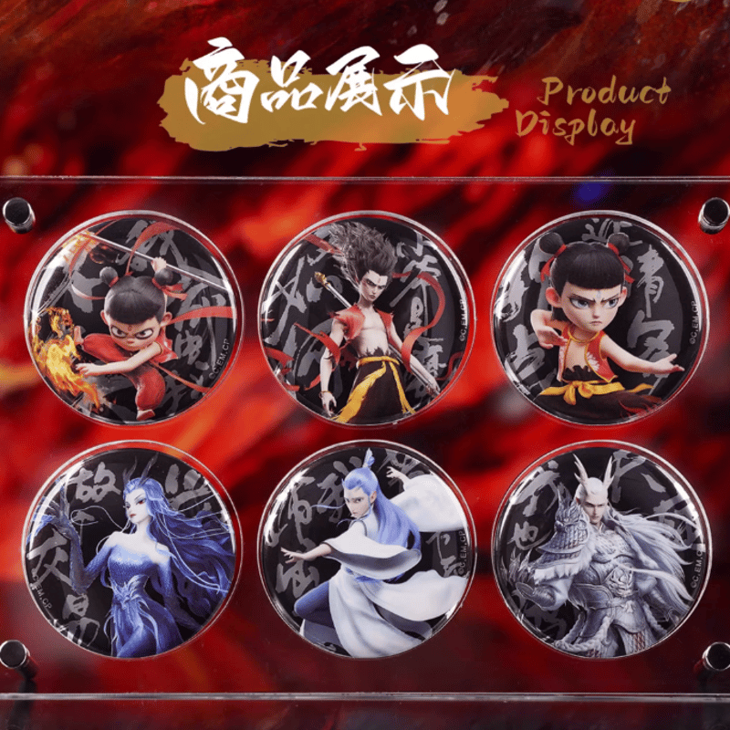 ナタ（哪吒）：魔童鬧海 キャラクターセリフシリーズ 缶バッジ（予約