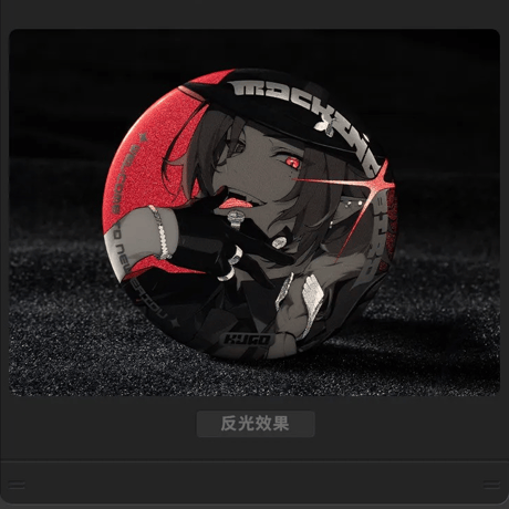 ゼンレスゾーンゼロ　miHoYo　影画シリーズ　反射缶バッジ　モッキンバード陣営（予約販売）2025年7月中国発売