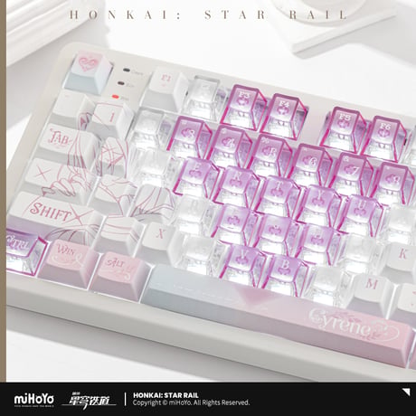 崩壊：スターレイル　miHoYo　キュレネ　過去のさざ波　108キー　メカニカルキーボード（予約販売）2026年9月中国発売【特殊商品のため、単独でご注文ください】
