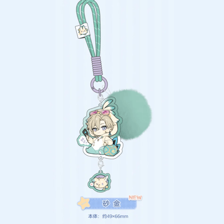 崩壊：スターレイル　miHoYo　男子寮シリーズ　Q版アクリルチャーム　Ver.1&2（予約販売）