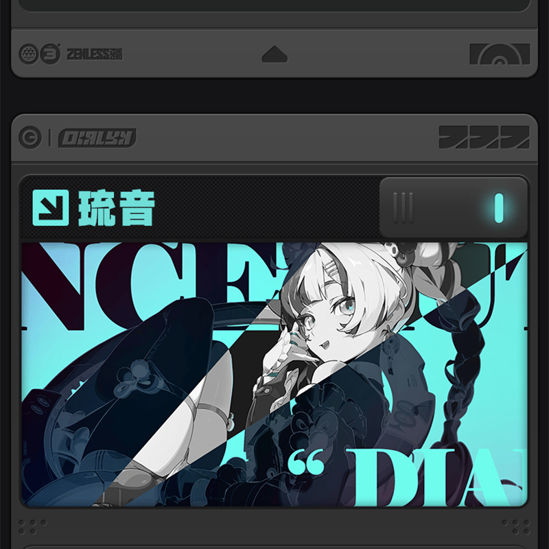 ゼンレスゾーンゼロ miHoYo 影画シリーズ ダブルアクリルチャーム