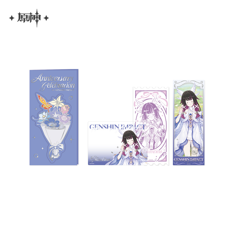 原神 miHoYo 周年記念シリーズ 記念チケット&カードセット 五周年