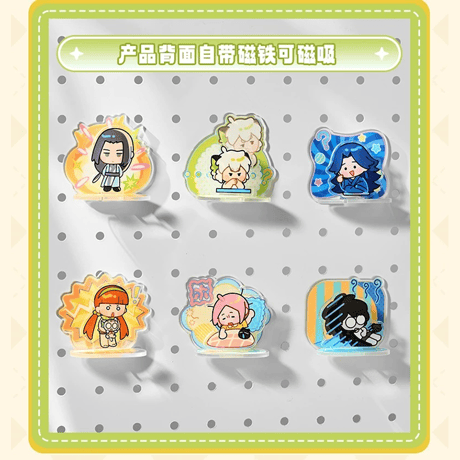 羅小黒戦記　FUN4YEAHコラボ　「なんじゃこりゃ」小黒シリーズ　マグネット式メモスタンド（予約販売）