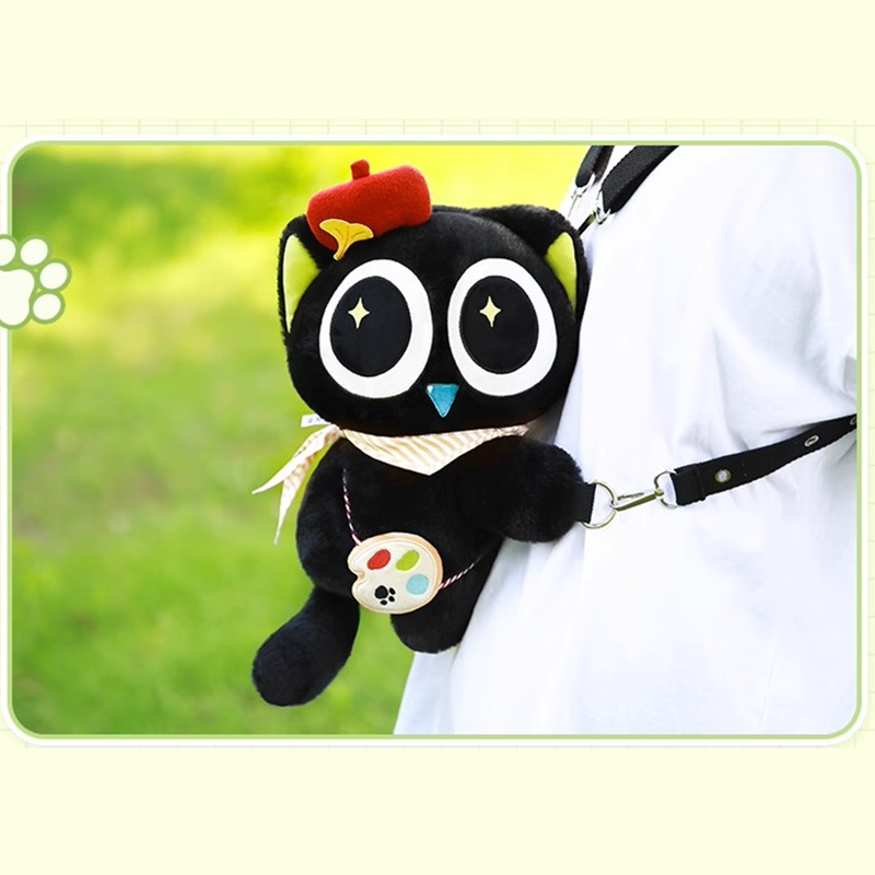 羅小黒戦記 小黒 Semirコラボ　キャンバスバックパック 羅小黒戦記 Semirコラボ キャンバスバックパック