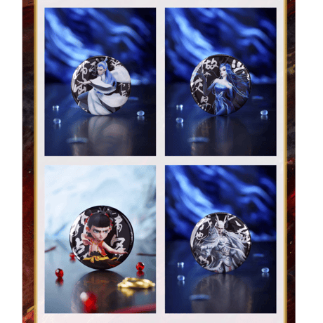 ナタ（哪吒）：魔童鬧海　キャラクターセリフシリーズ　缶バッジ（予約販売）　2025年4月中国発売