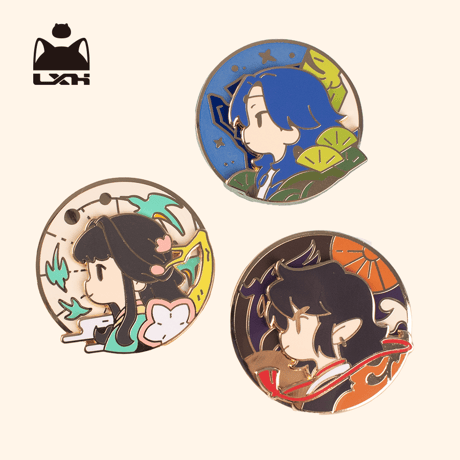 羅小黒戦記 十二星座 メタルキーホルダー 羅小黒戦記 十二星座シリーズ メタルキーホルダー（単品