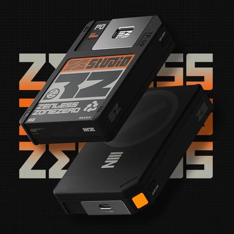 ゼンレスゾーンゼロ　miHoYo　急速電力シリーズ　マグネット式急速充電モバイルバッテリー（10000mAh）（予約販売）2025年4月中国発売