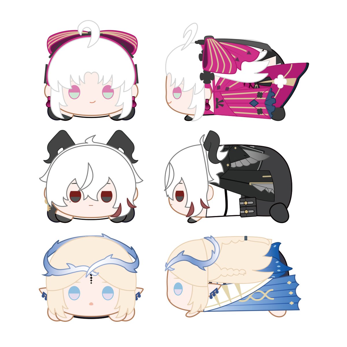 鳴潮 共鳴者テーマ ぬいぐるみ（寝そべりVer.）（予約販売）2025年12月