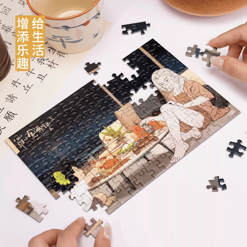 羅小黒戦記2 TOi図益コラボ フレーム付き ジグソーパズル 126ピース