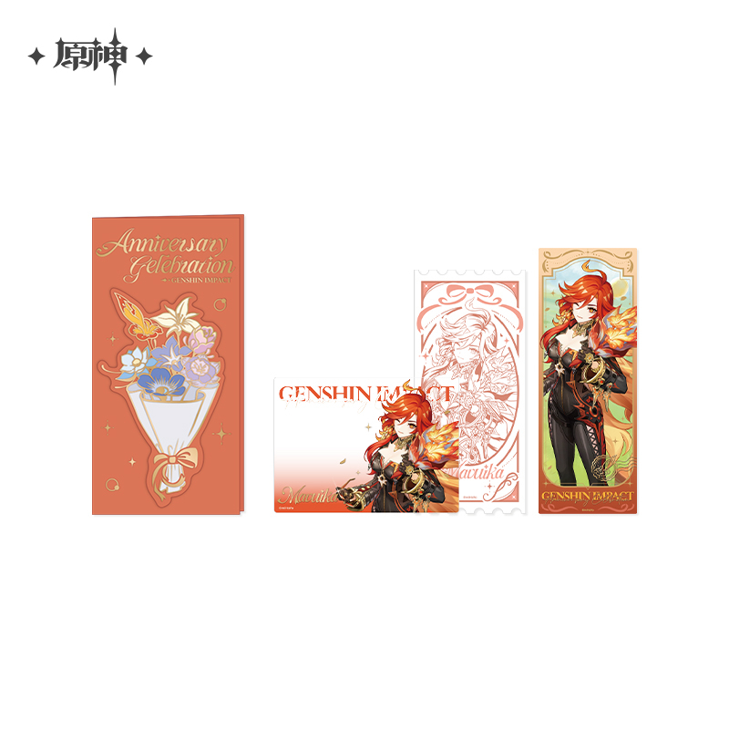 原神 miHoYo 周年記念シリーズ 記念チケット&カードセット 五