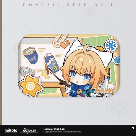 崩壊：スターレイル　miHoYo　パムのフォトアルバムシリーズ　スクエア缶バッジ　Ver.2（予約販売）
