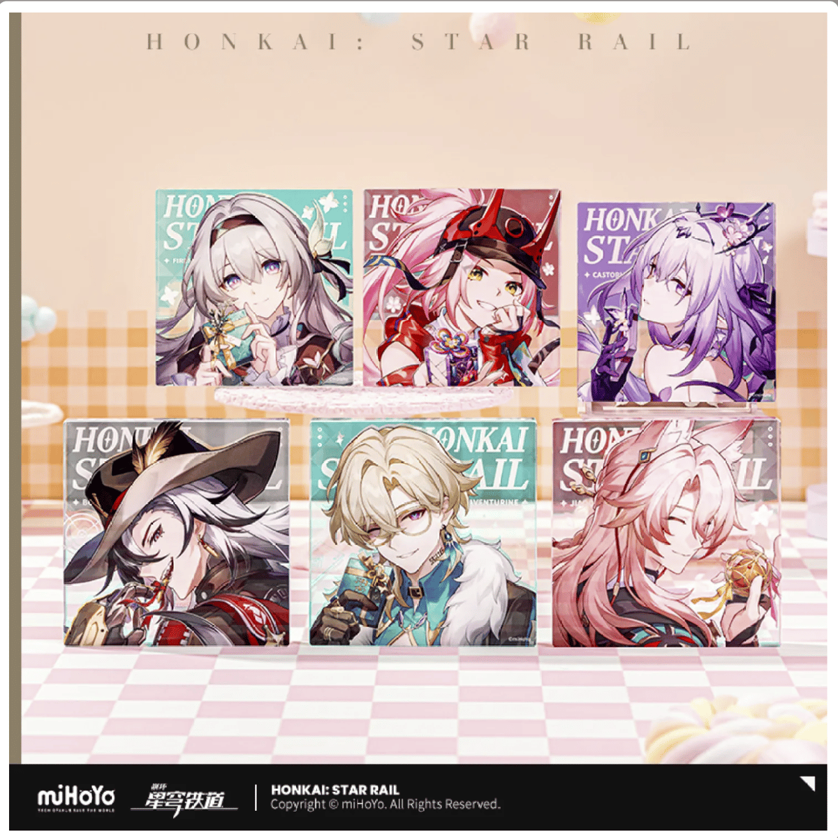 崩壊：スターレイル miHoYo 宇宙キャンディ屋シリーズ アクリル置物