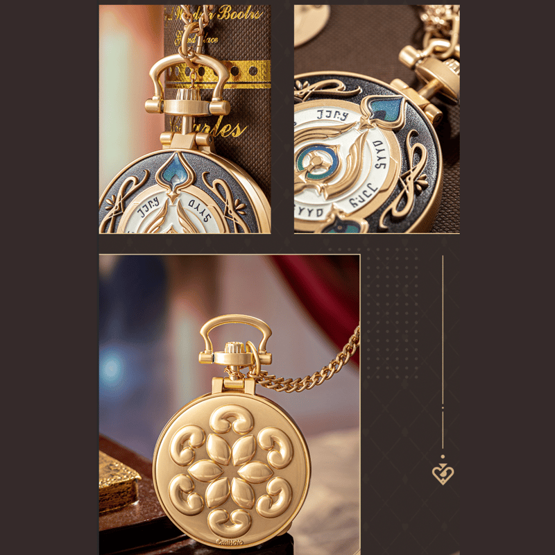 崩壊：スターレイル miHoYo アベンチュリン 懐中時計風メタルチャーム