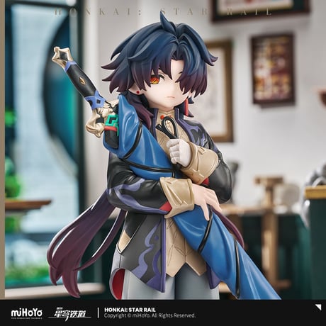 崩壊：スターレイル　miHoYo　RIBOSEコラボ　小不点猫猫シリーズ　刃　フィギュア（予約販売）2027年4月中国発売　※注文後のキャンセル不可商品