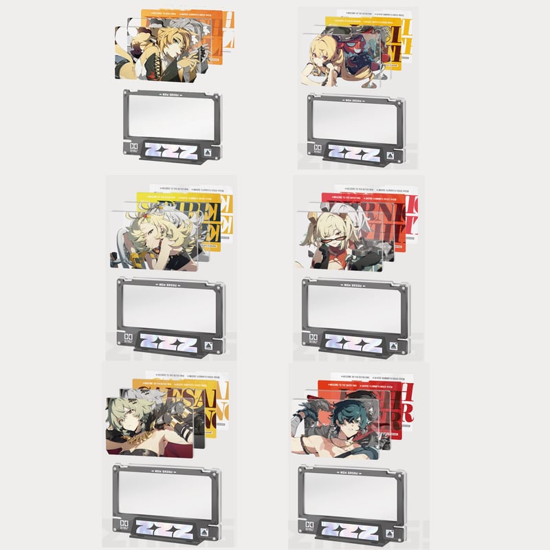 ゼンレスゾーンゼロ miHoYo 影画シリーズ アクリルフレームセット