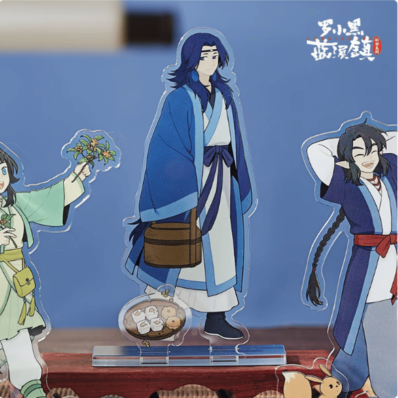 藍渓鎮　羅小黒戦記 アクリルアートボード 夏夜ver. 藍渓鎮 羅小黒戦記 アクリルアートボード 夏夜ver. 藍渓鎮 羅