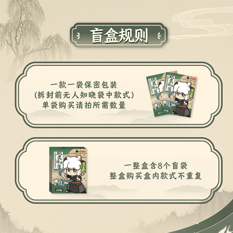 羅小黒戦記2　FANSZコラボ　妖霊探案簿2　夢回大宋シリーズ　ブロマイド　※ブラインド商品（予約販売）