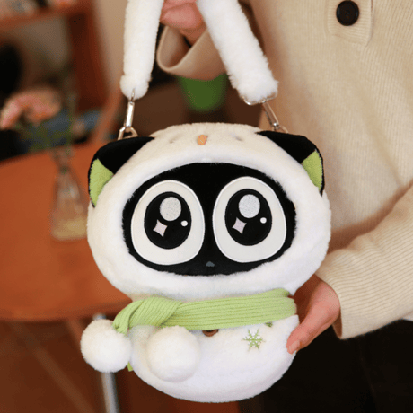 羅小黒戦記　歪瓜出品コラボ　ぽかぽか雪だるまちゃんぬいぐるみバッグ（予約販売）