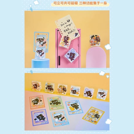 羅小黒戦記　GOODSFUNコラボ　マグネット付きクリップ&クリアカードセット　※ブラインド商品（予約販売）