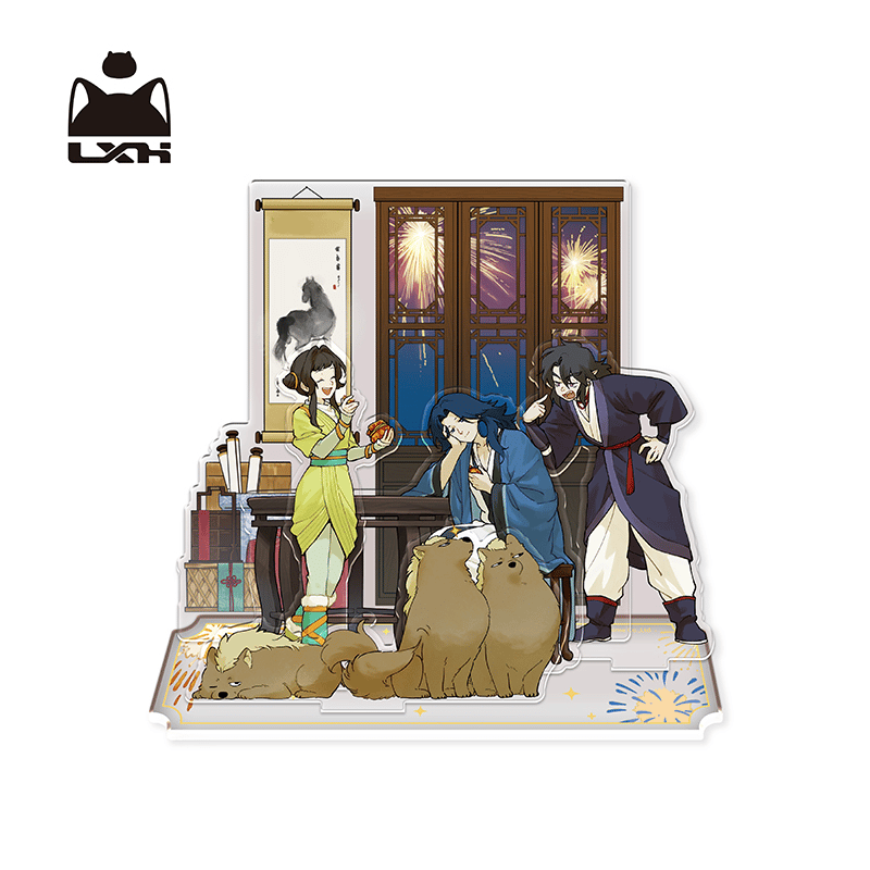 羅小黒戦記2 HMCH 年々歳々シリーズ 差込口複数の台座付きアクリル