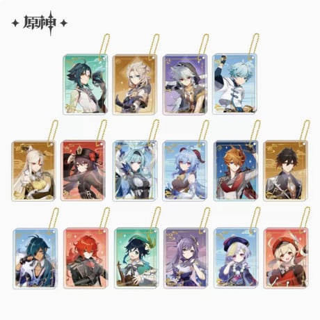 原神　miHoYo　キャラ立ち絵シリーズ　厚アクリルキーホルダー（予約販売）