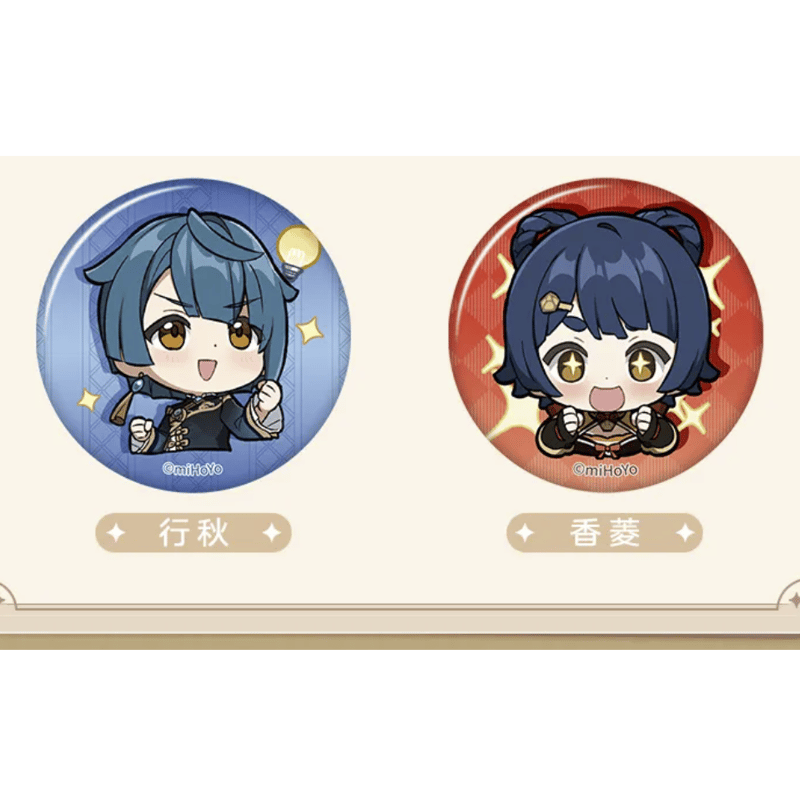 原神 miHoYo 璃月港シリーズ Q版絵文字バッジ（予約販売） 2025