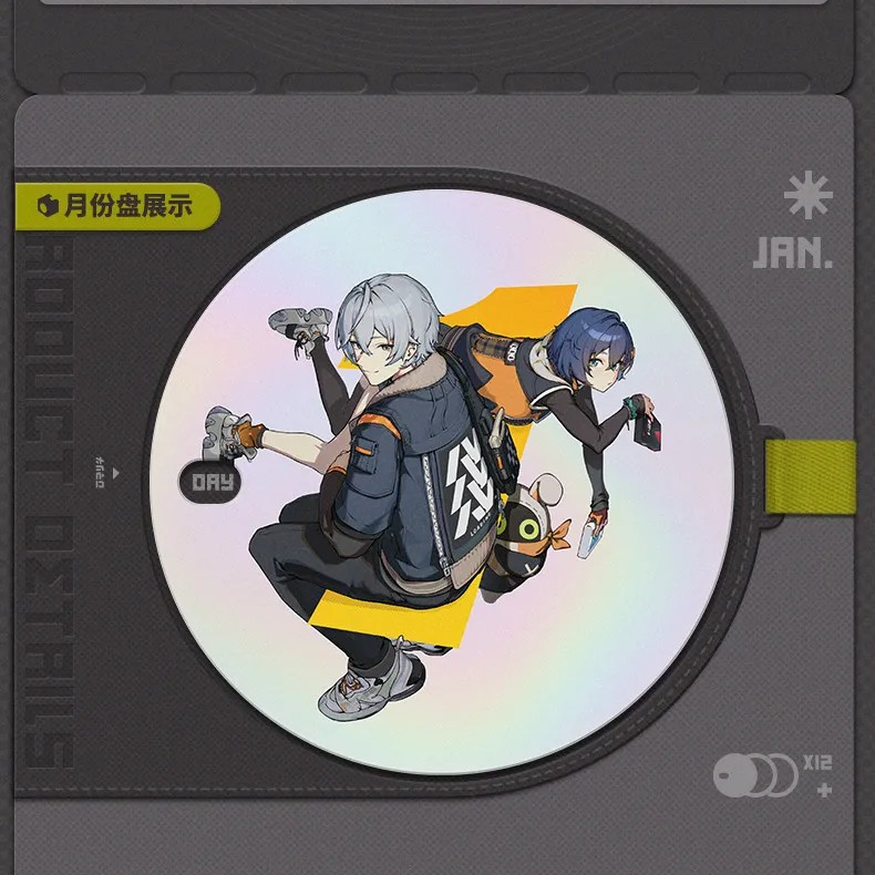 ゼンレスゾーンゼロ miHoYo 時光調頻シリーズ アクリル万年カレンダー