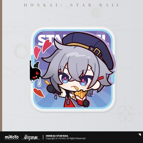 崩壊：スターレイル　miHoYo　美味斉享シリーズ　Q版スタンプ缶バッジ（予約販売）