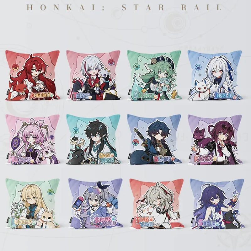 崩壊：スターレイル miHoYo 小不点猫猫シリーズ スクエアクッション
