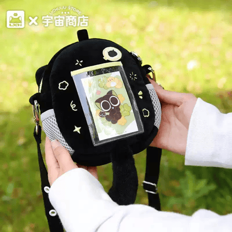 羅小黒戦記　宇宙商店コラボ　小黒　10cmぬいぐるみ用　宇宙船カプセル型ショルダーバッグ　※ぬいぐるみなし（予約販売）