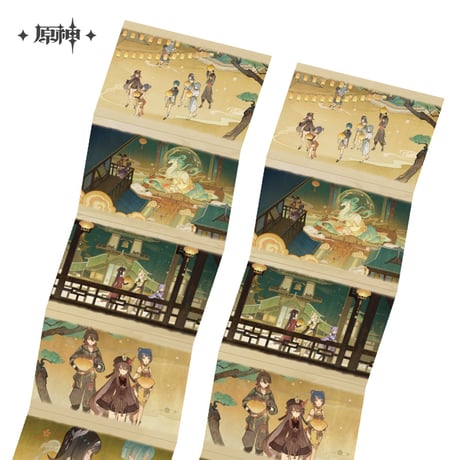 原神　miHoYo　雲間の月シリーズ　璃月テーマ　ミニブックマグネット（予約販売） 2026年9月中旬中国発売