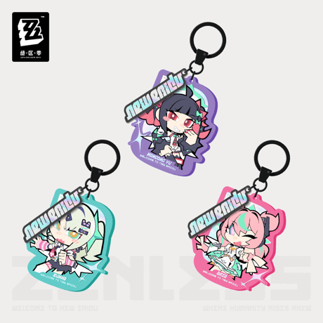 ゼンレスゾーンゼロ　miHoYo　麗都シリーズ　Q版アクリルキーホルダー　妄想エンジェル（予約販売）