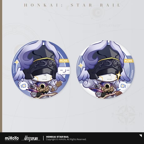 崩壊：スターレイル　miHoYo　フク郎のゲストルームシリーズ　2個入り缶バッジセット　Ver.6（予約販売）