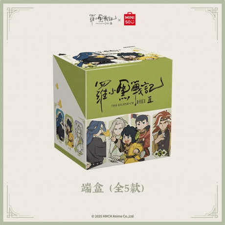 羅小黒戦記2　MINISOコラボ　軒影揺香シリーズ　スクエア缶バッジ　※ブラインド商品（予約販売）