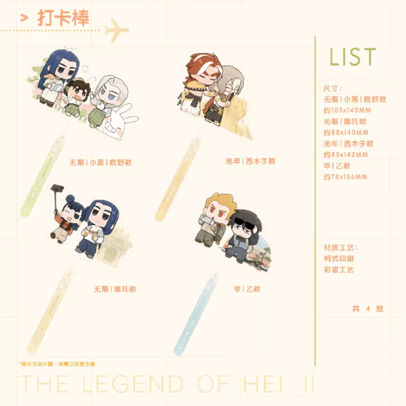 羅小黒戦記2 Rainforest cultureコラボ TRAVELシリーズ フォトプロップ