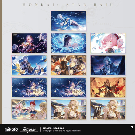 崩壊：スターレイル　miHoYo　君との思い出シリーズ　PET色紙　Ver.2&3（予約販売）
