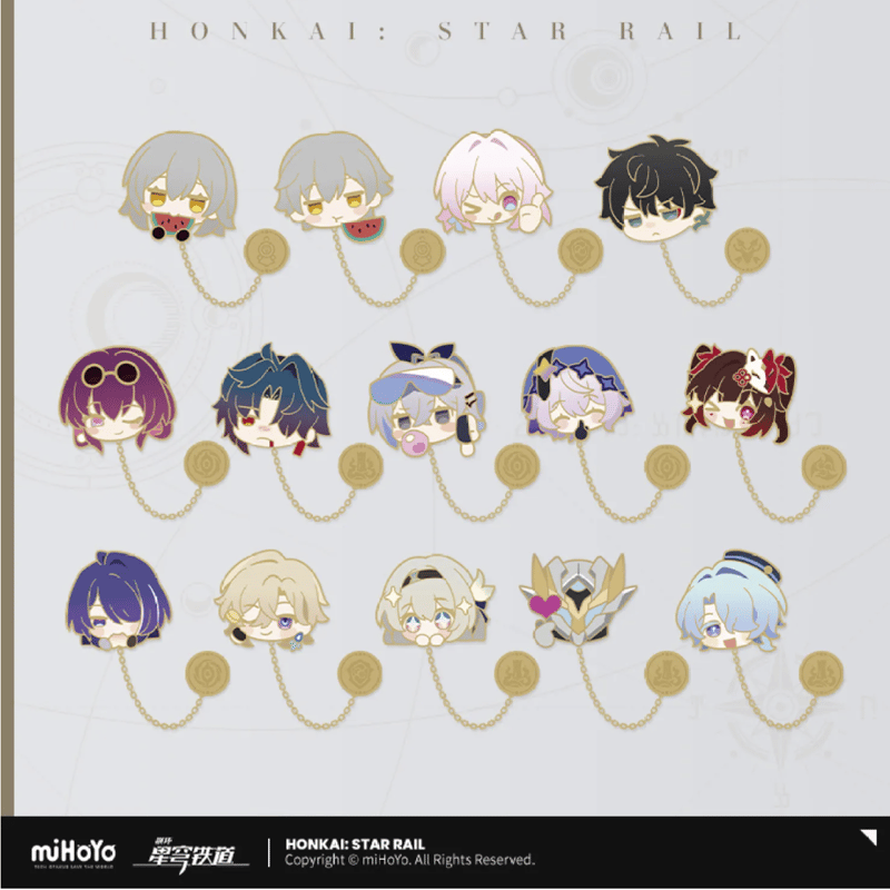 崩壊：スターレイル miHoYo パムの展示館シリーズ メタルバッジ（予約